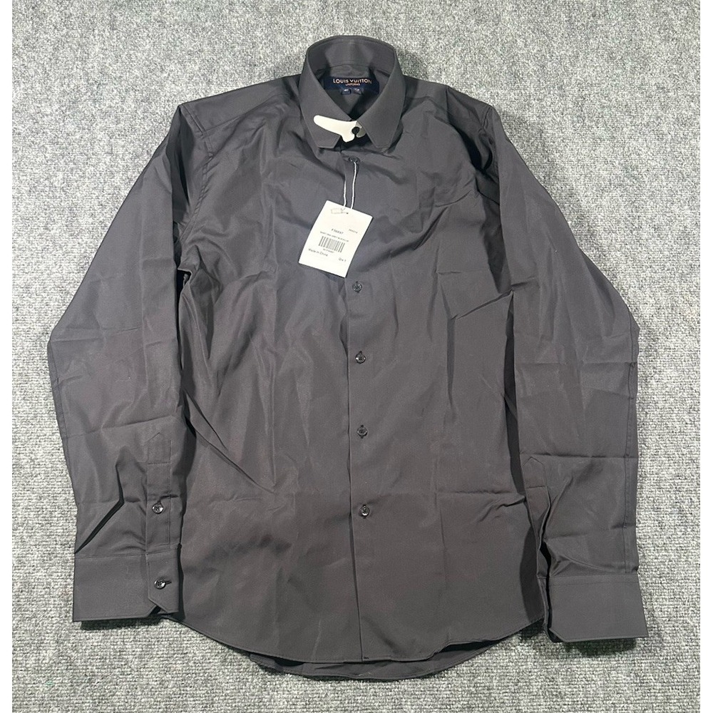 Louis Vuitton Uniforms Mens EU 40 Black Button Up Dress Shirt DNA NWT